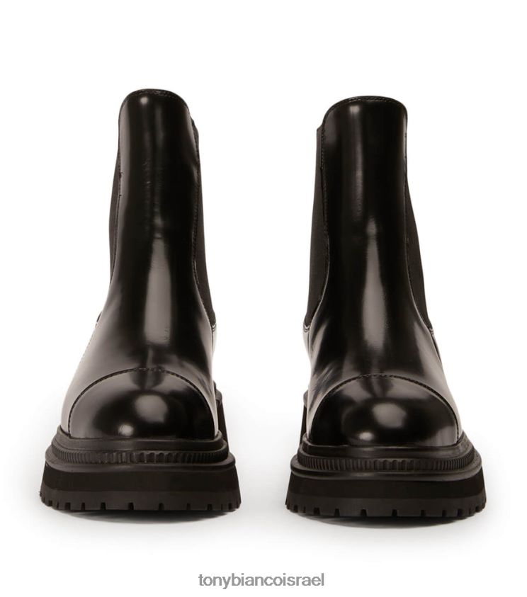 מגפונים | נשים שחור היי ברק Tony Bianco מגפונים הוריקן 8BNR8T514